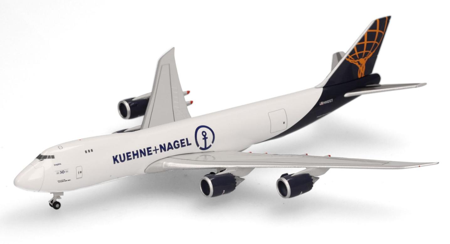 Produktbild Herpa WINGS 537506 1:500 Kuehne+Nagel (Atlas Air) Boeing 747-8F – N862GT “Inspire” 3 von 5