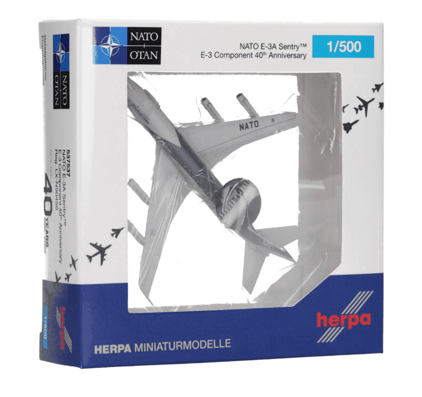 Produktbild Herpa 537537 1:500 NATO E-3A Sentry - E-3 Component 40th Anniversary – LX-N90450 2 von 3
