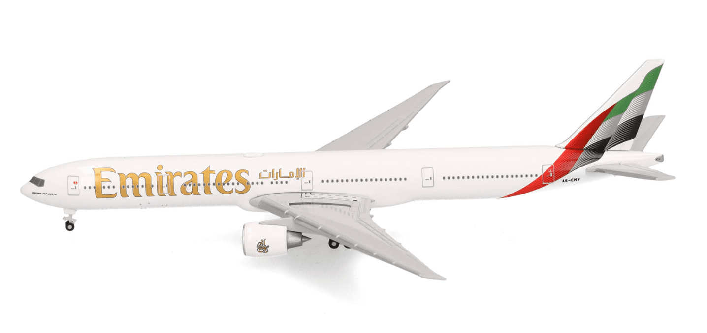 Produktbild Herpa 537674 1:200 Emirates Boeing 777-300ER - new 2023 colors – A6-ENV 4 von 4