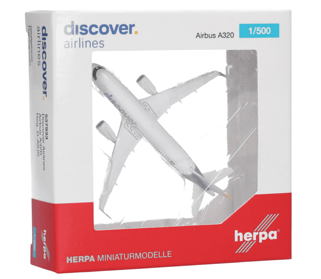 Produktbild Herpa Wings 537933 1:500 Discover Airbus A320 2 von 5