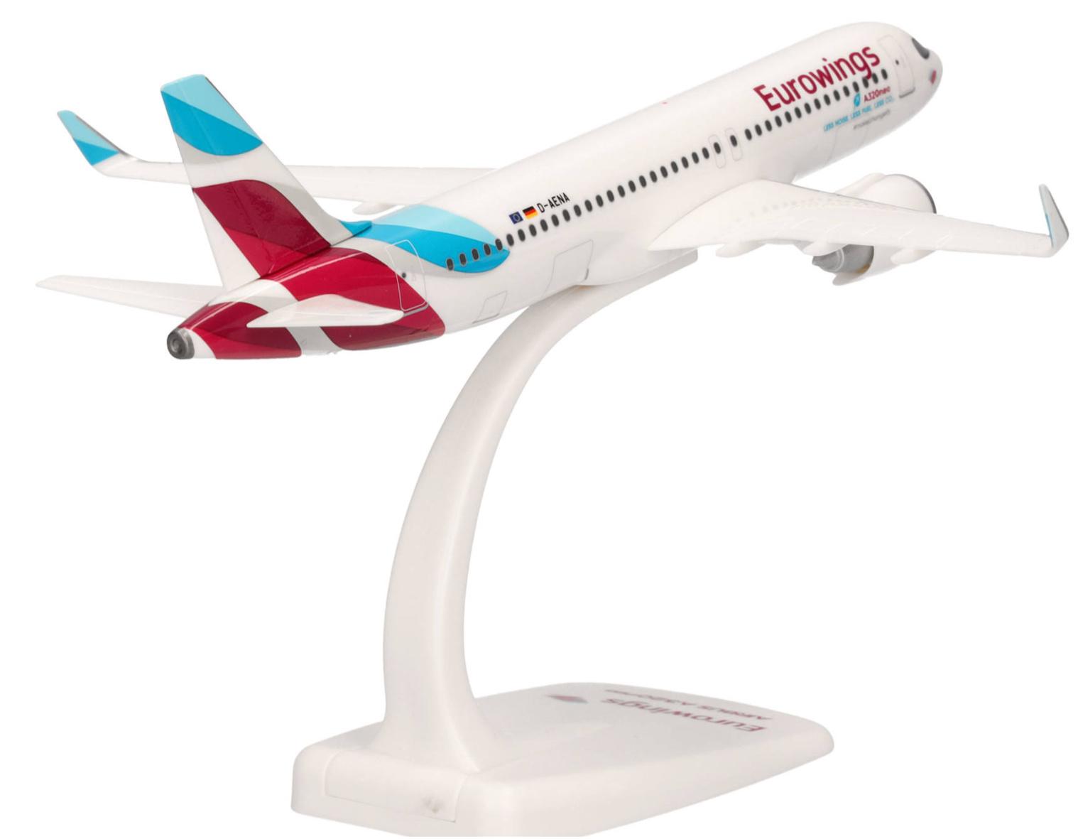 Produktbild Herpa SNAPFIT 613910 Eurowings Airbus A320neo - D-AENA 2 von 5