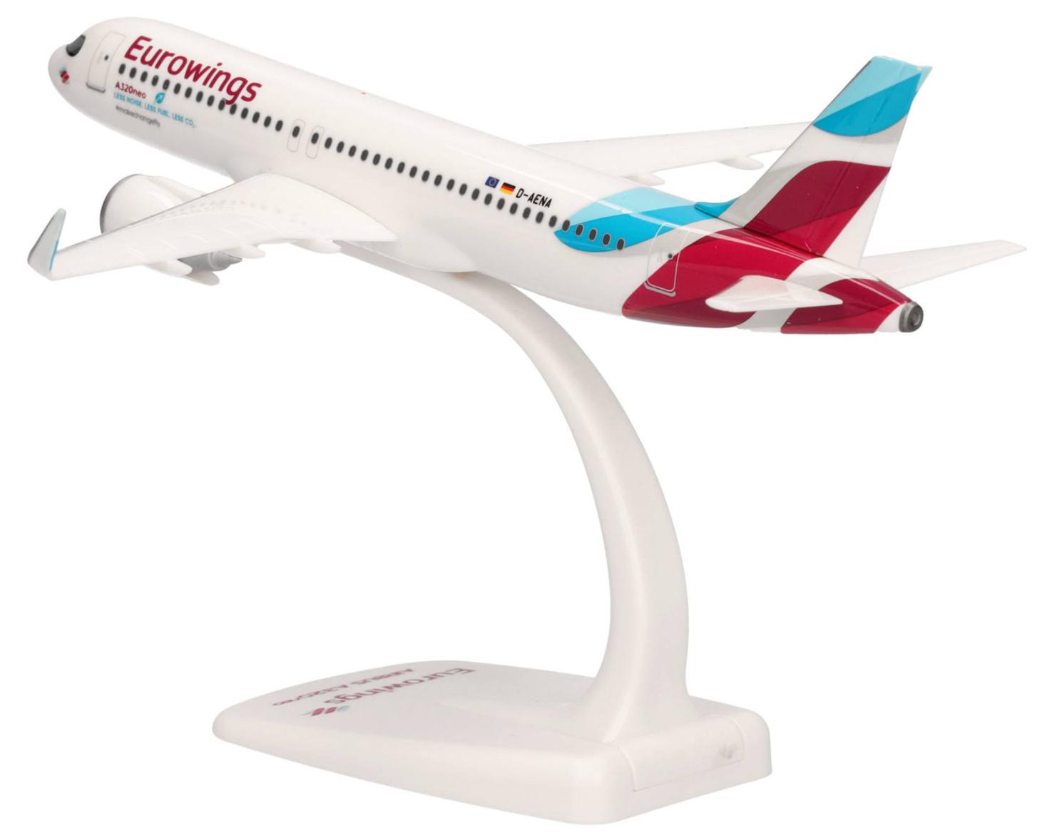 Produktbild Herpa SNAPFIT 613910 Eurowings Airbus A320neo - D-AENA 4 von 5