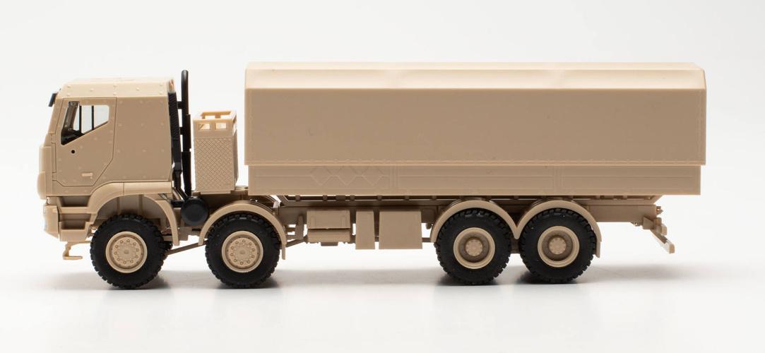 Produktbild Herpa 746984 Iveco Trakker 8x8 geschützt Pritschen-LKW sandbeige 2 von 4