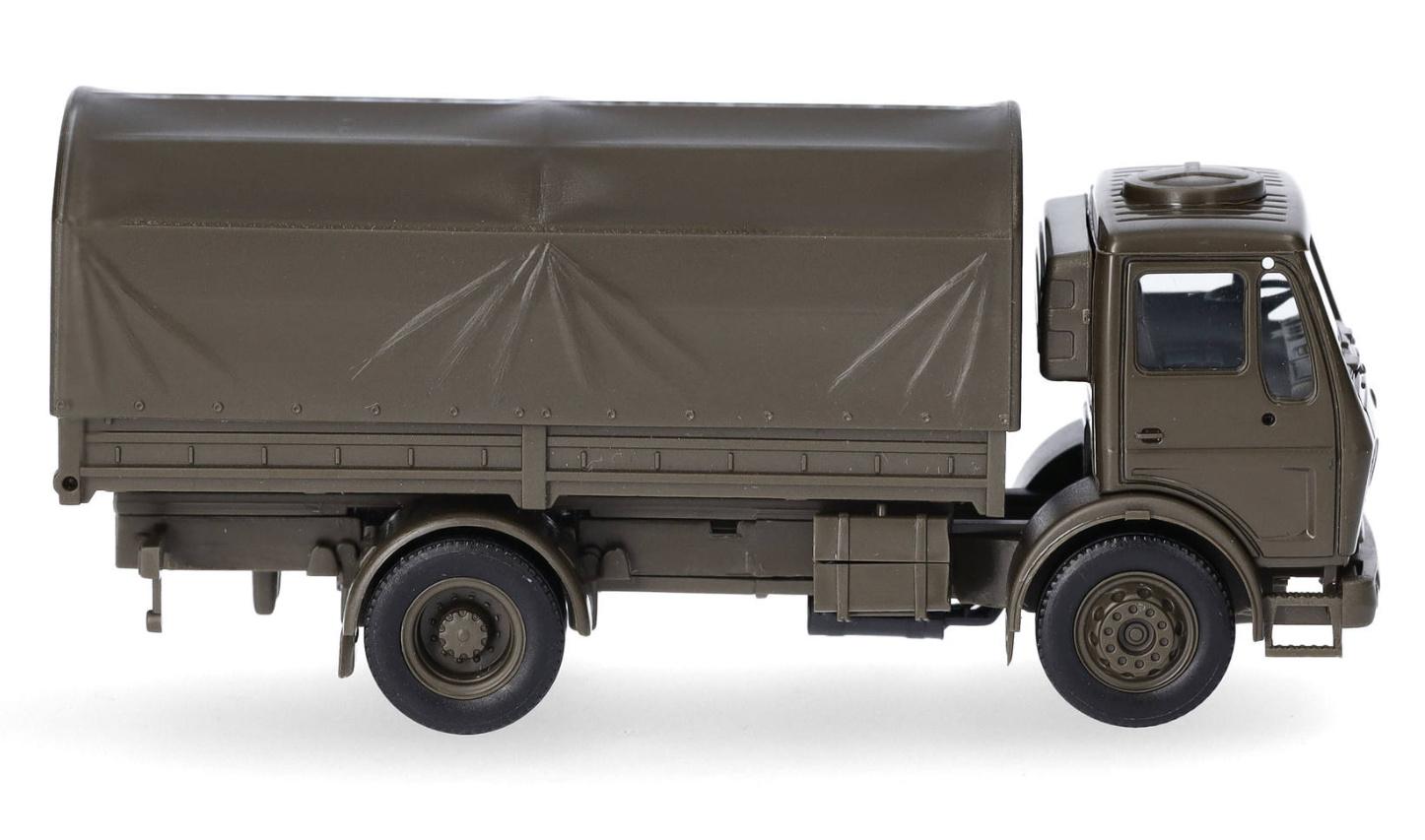 Produktbild Herpa TANKS 747073 1:87 Mercedes-Benz NG LKW 5t Pritschen-LKW mit Rundplane 2achs"Bundeswehr" 5 von 5