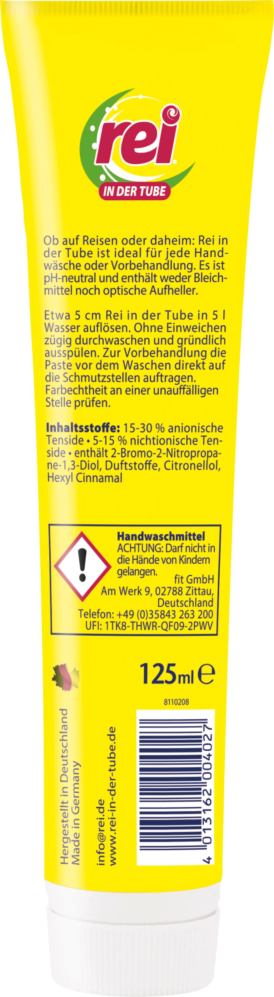 Produktbild rei in der Tube Waschmittel für unterwegs 2 von 2