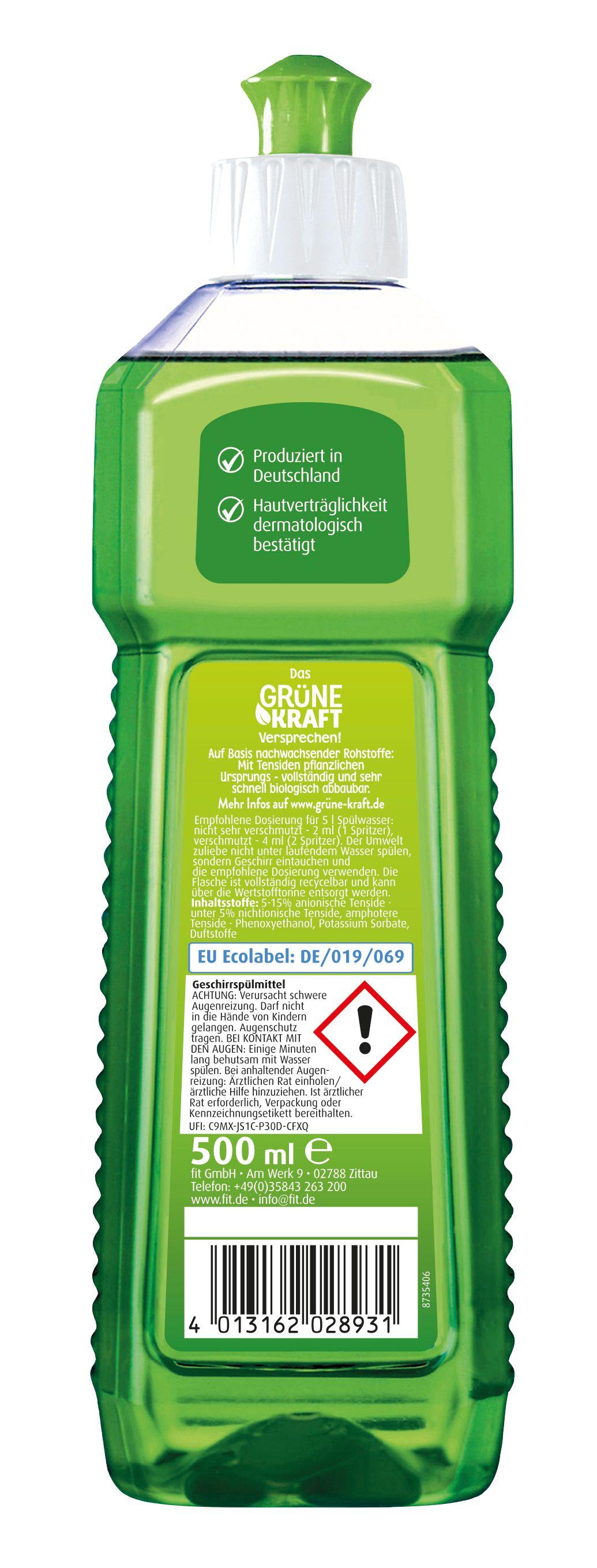 Produktbild fit Grüne Kraft Spülmittel 2 von 2