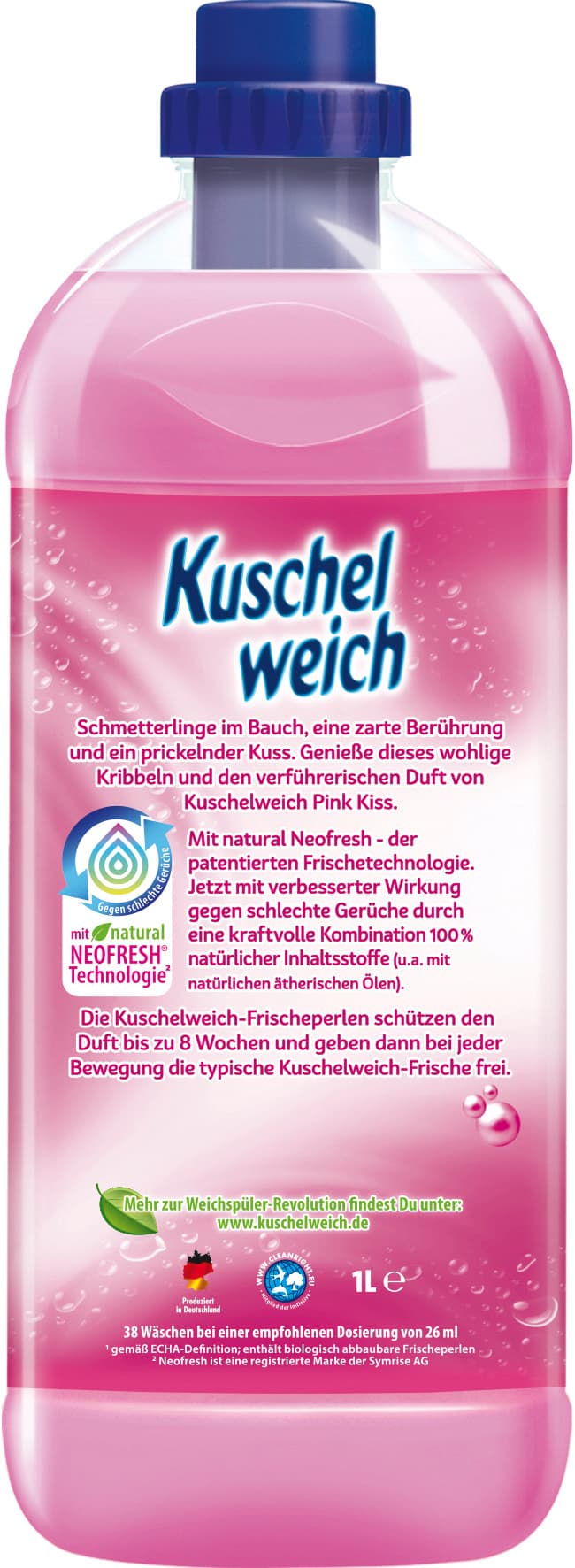 Produktbild Kuschelweich Weichspüler Pink Kiss 2 von 2