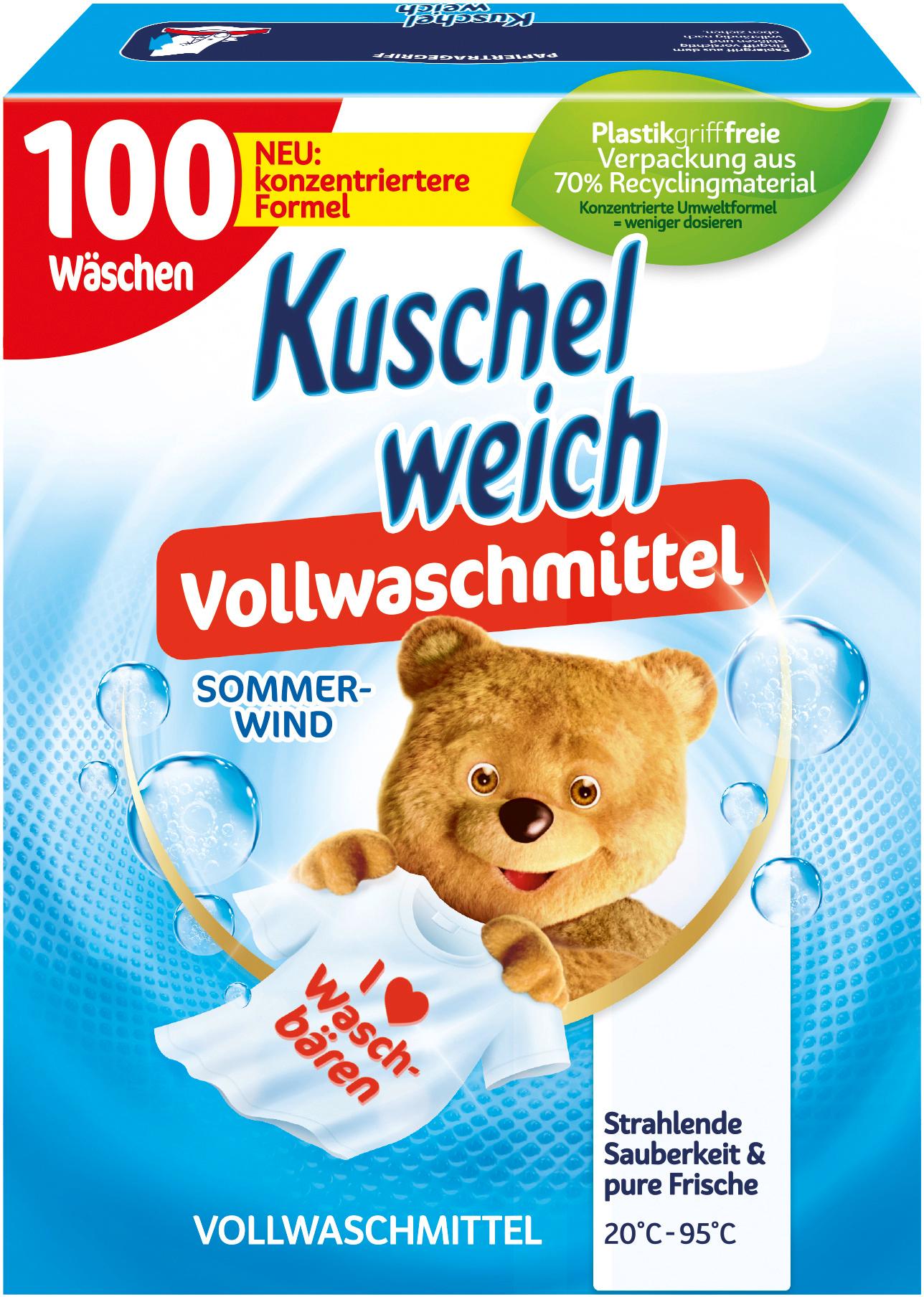 Produktbild Kuschelweich Vollwaschmittel Sommerwind Pulver 100WL  2 von 2