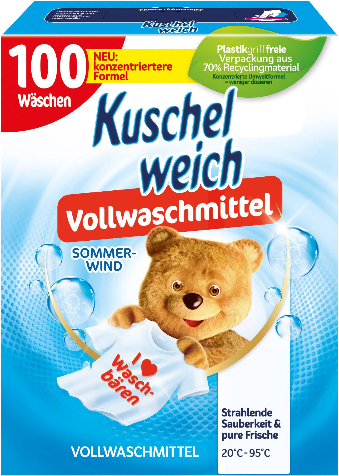 Kuschelweich Vollwaschmittel Sommerwind Pulver 100WL 