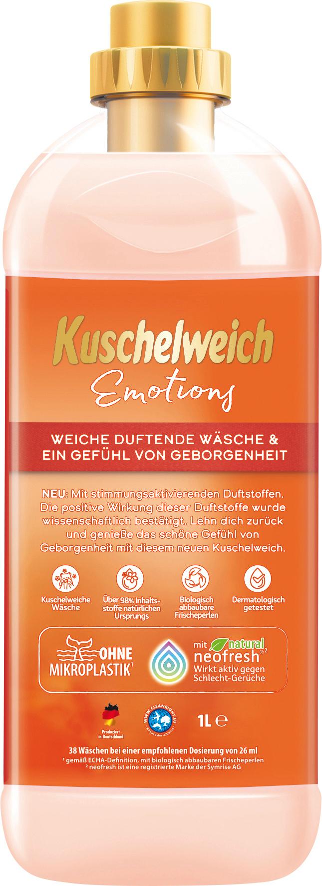 Produktbild Kuschelweich Weichspüler Emotions Geborgenheit 2 von 2