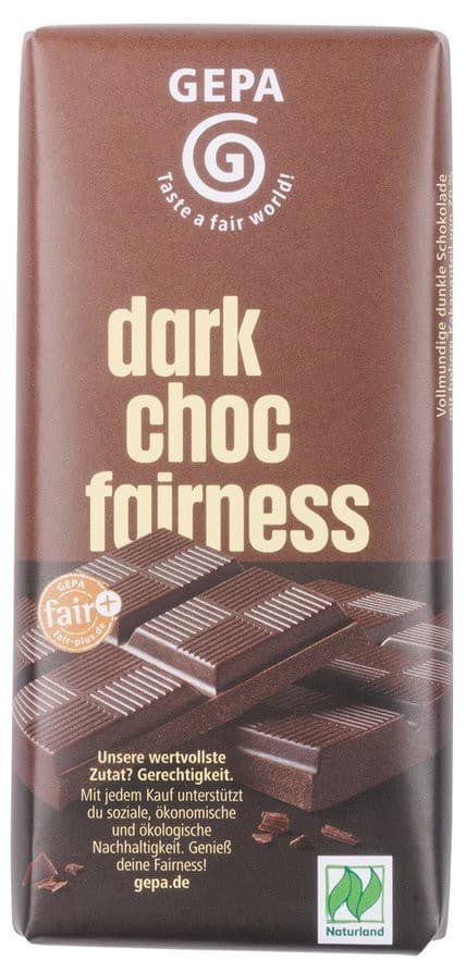 GEPA Bio Schokolade Dark Choc Fairness
