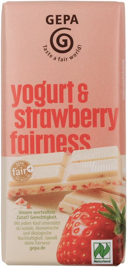 GEPA Bio Schokolade Yogurt & Strawberry Fairness