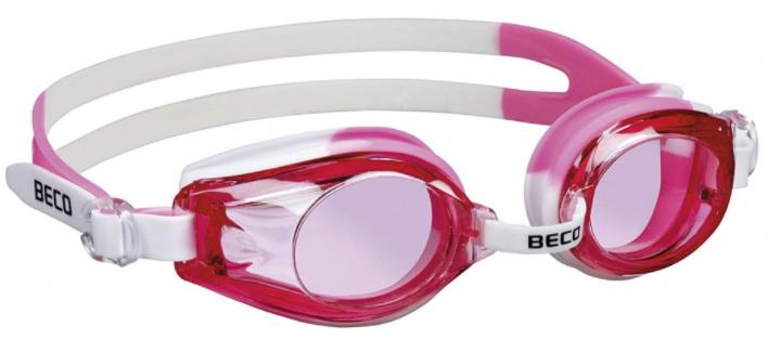 BECO - Kids Swimming Goggles RIMINI 12+ weiß/pink