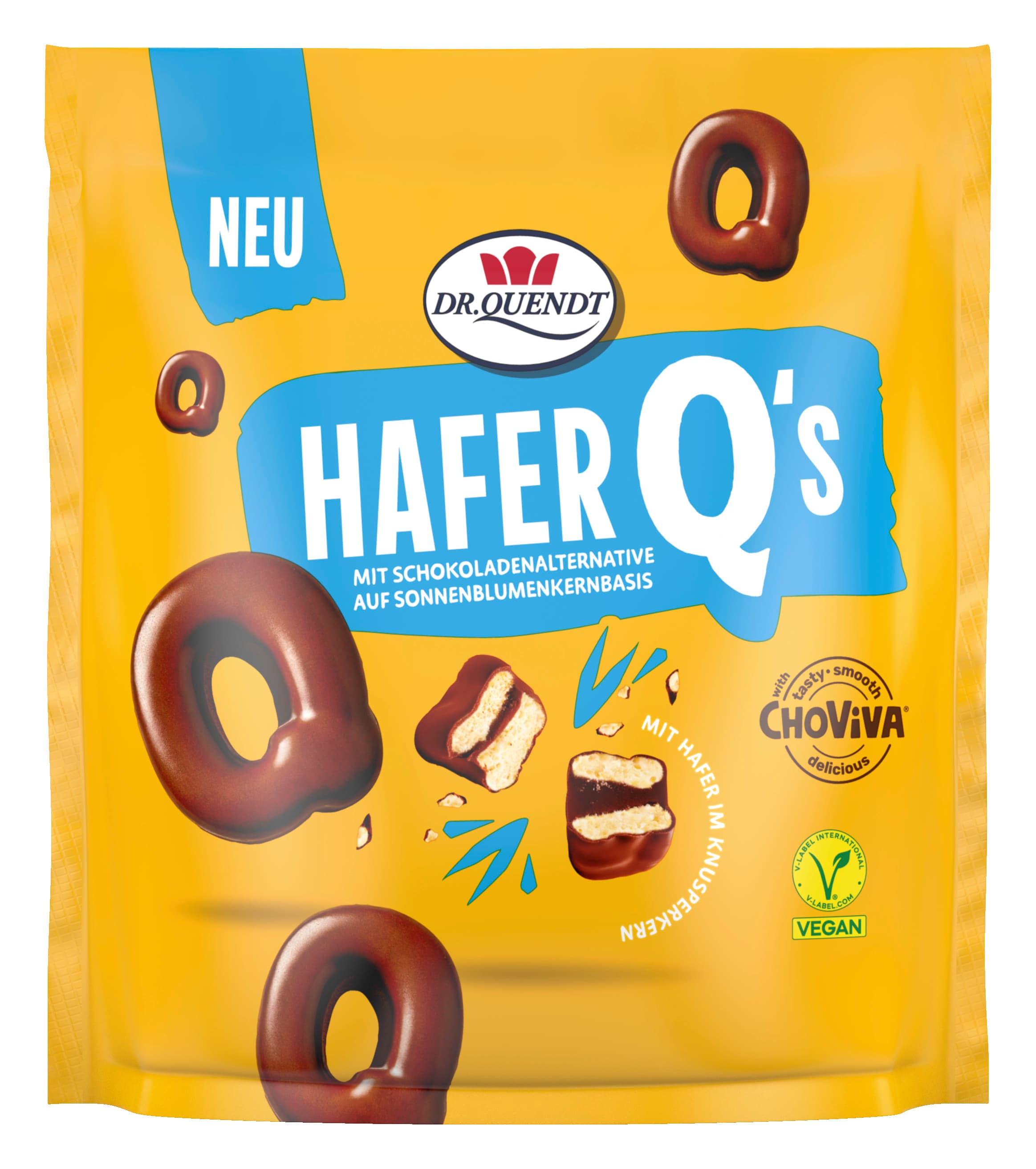 Dr. Quendt Hafer Q's mit Schokoladenalternative