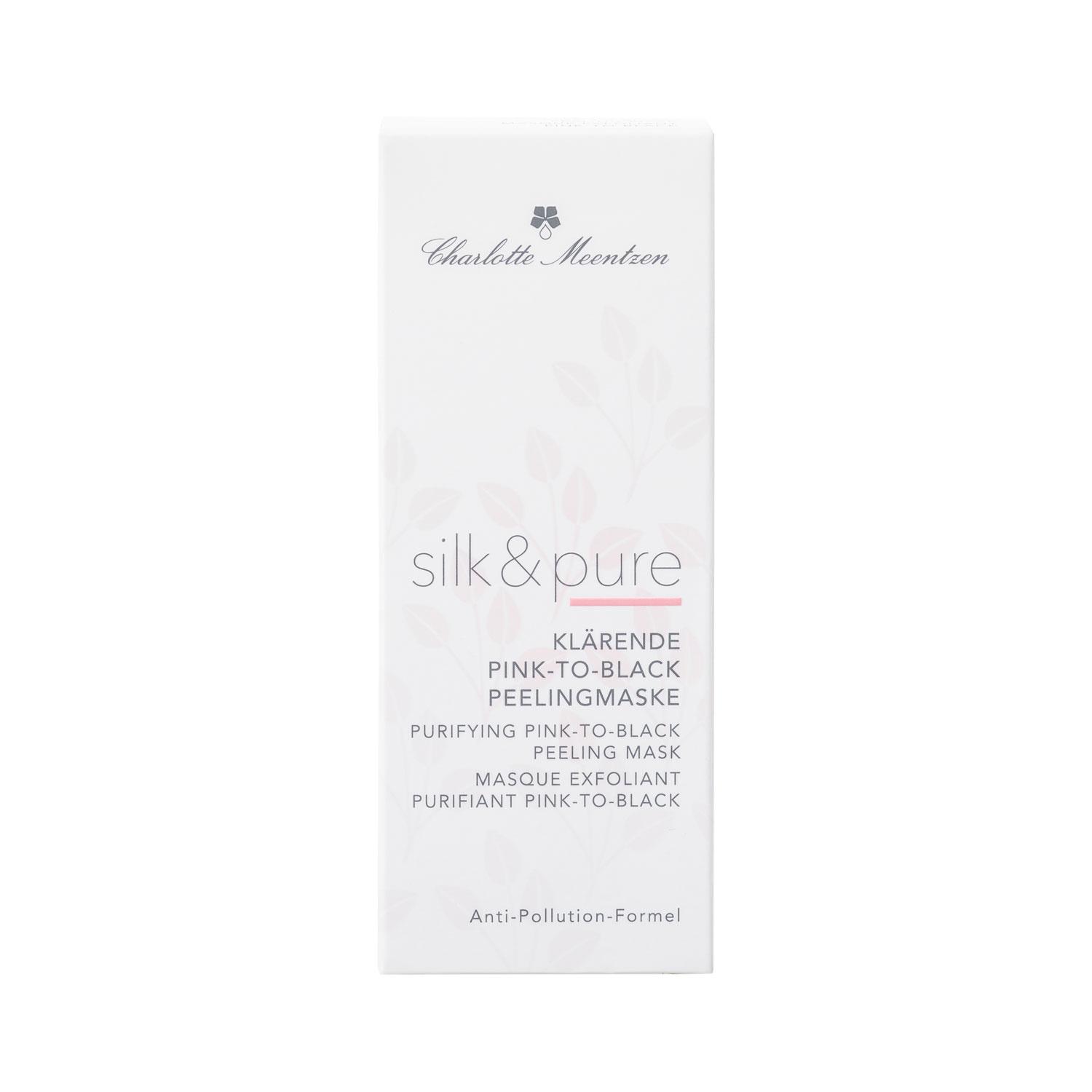 Produktbild Charlotte Meentzen SILK&PURE Klärende Pink-To-Black Peelingmaske 2 von 2