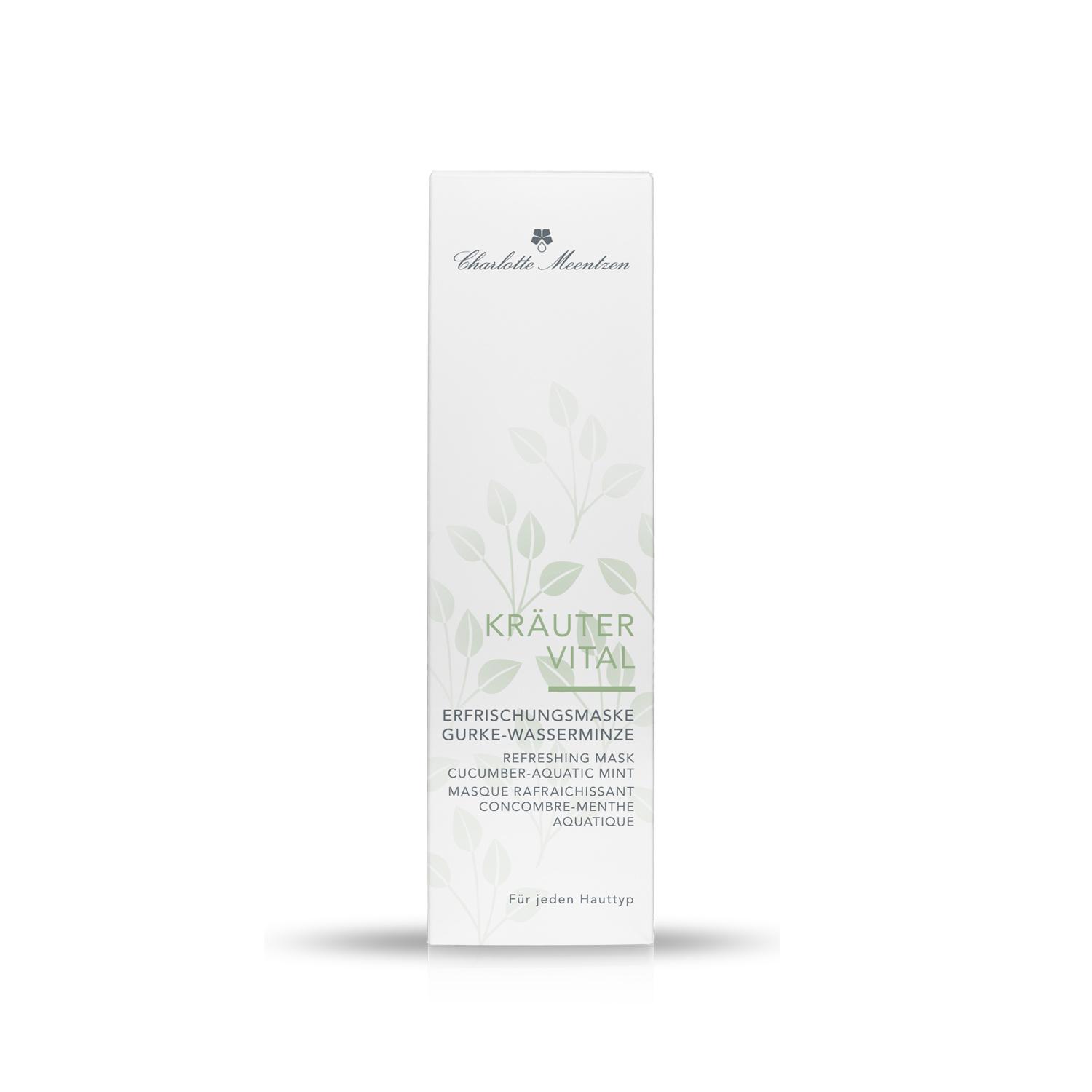 Produktbild Charlotte Meentzen KRÄUTERVITAL Erfrischungsmaske Gurke-Wasserminze 2 von 2