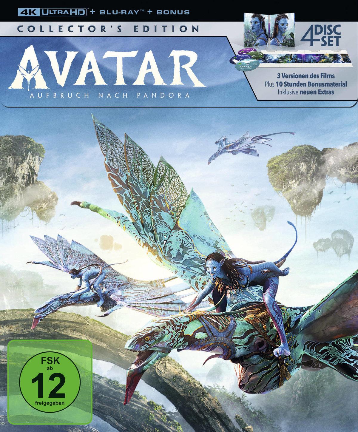 Avatar - Limited Collector's Edition (Dollby Vision 2023)  (4K Ultra HD) (+ Blu-ray) (+ Bonus-Blu-ray)