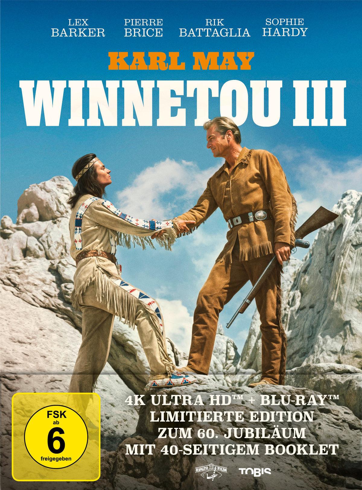 Winnetou 3 - Mediabook - LImited Edtion  (4K Ultra HD) (+ Blu-ray)