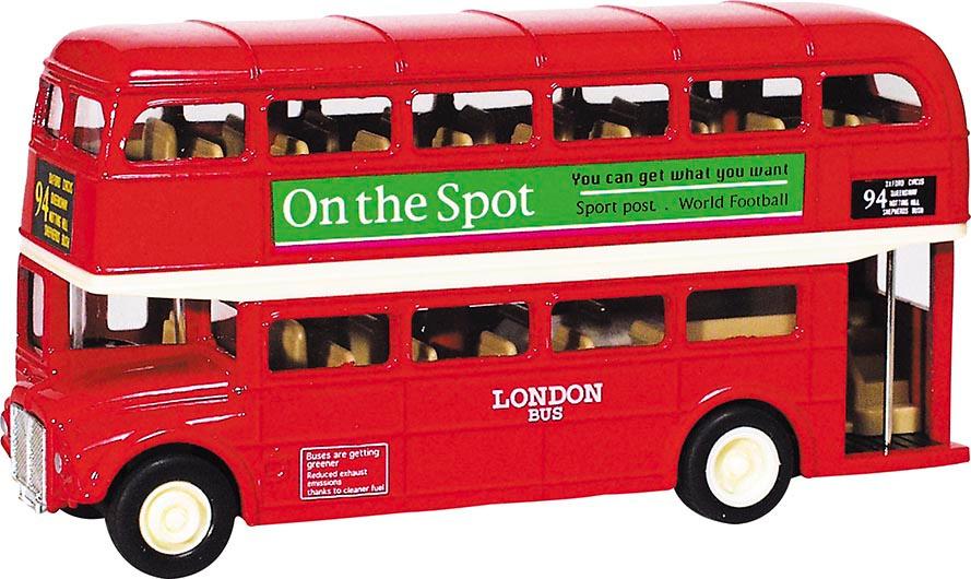 Goki London Bus aus Spritzguss, L= 12 cm  PF993
