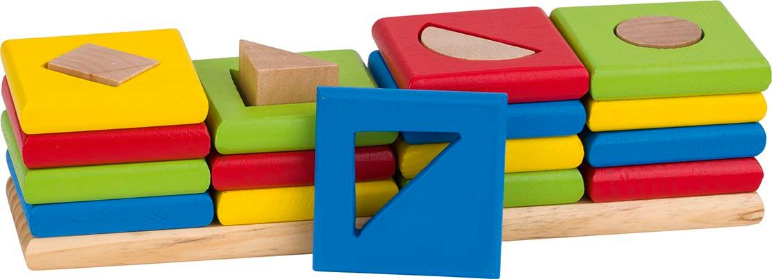 Goki Sortierspiel  Farben und Formen Die 4 Türme  WM034