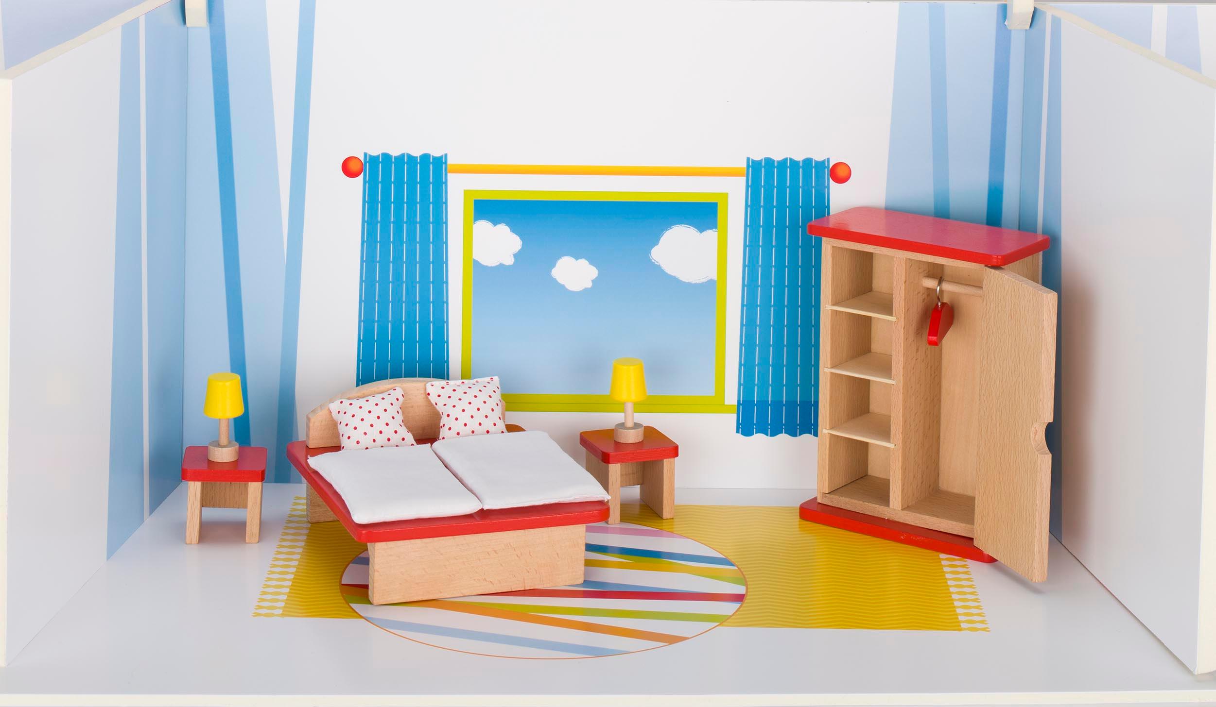 Goki Puppenmöbel Schlafzimmer, goki basic.  51715