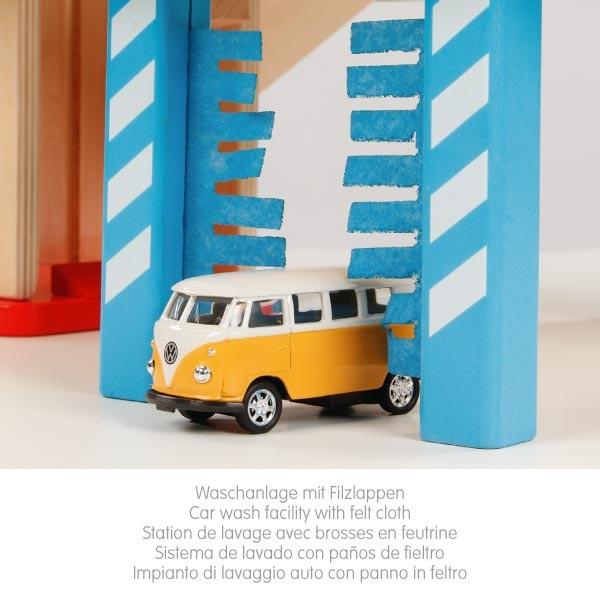 Produktbild Goki Parkhaus, Parkgarage aus Holz, Spielspaß für Auto-Fans 3 von 6