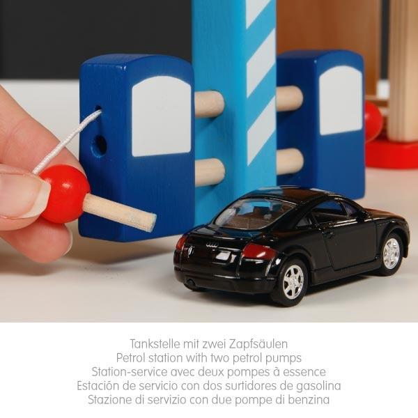 Produktbild Goki Parkhaus, Parkgarage aus Holz, Spielspaß für Auto-Fans 4 von 6
