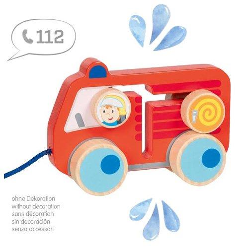 Goki Ziehfahrzeug Feuerwehr 112