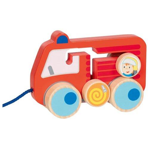 Produktbild Goki Ziehfahrzeug Feuerwehr 112 2 von 3