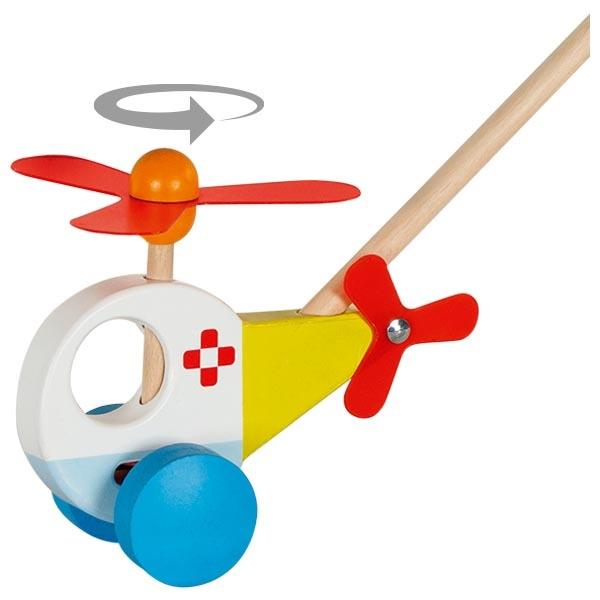 Goki Schiebefahrzeug Helikopter, Ein Kindheitsklassiker. Natürlich von goki