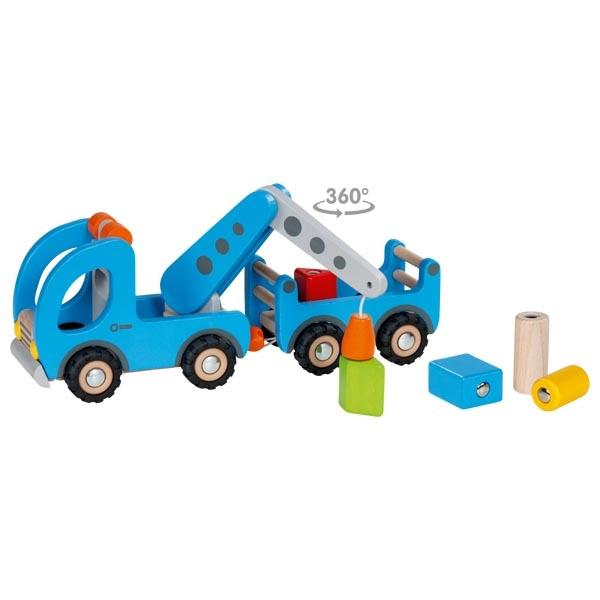 Produktbild Goki Kranwagen mit Anhänger Mit Magneten 55875 2 von 4
