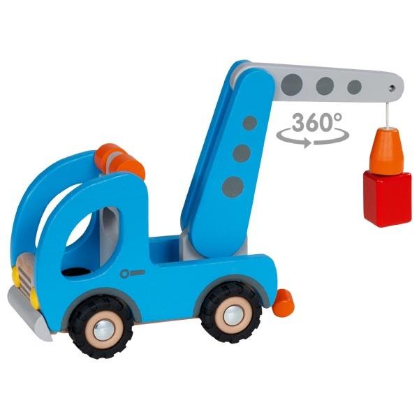 Produktbild Goki Kranwagen mit Anhänger Mit Magneten 55875 4 von 4
