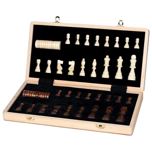 Produktbild Goki Schach/Dame Spiel 2in1, magnetisch 3 von 4