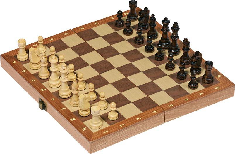 Goki Schachspiel in Holzklappkassette  56921