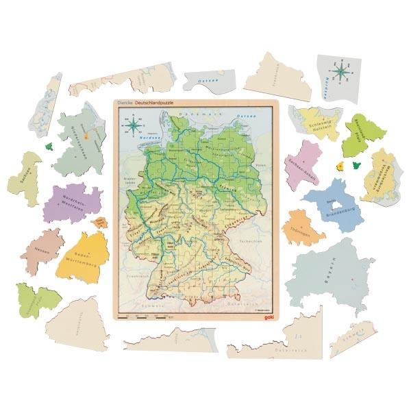 Produktbild Goki Schichtenpuzzle Deutschland 6 von 8