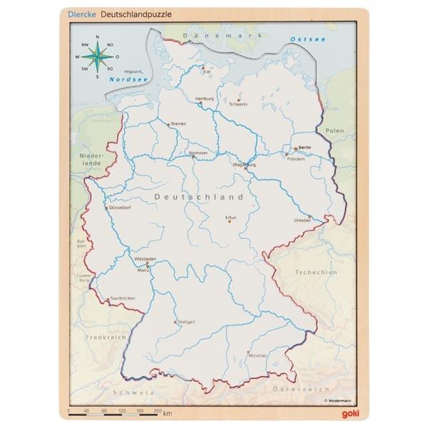 Produktbild Goki Schichtenpuzzle Deutschland 8 von 8