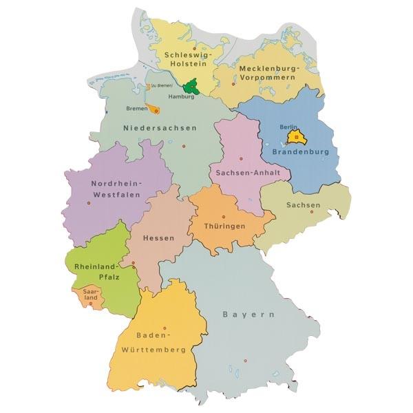 Produktbild Goki Schichtenpuzzle Deutschland 2 von 8