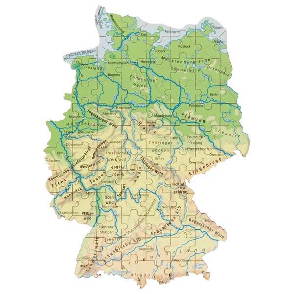 Produktbild Goki Schichtenpuzzle Deutschland 7 von 8