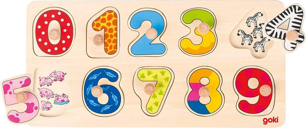 Goki Hintergrundbildpuzzle Lerne zählen  57480