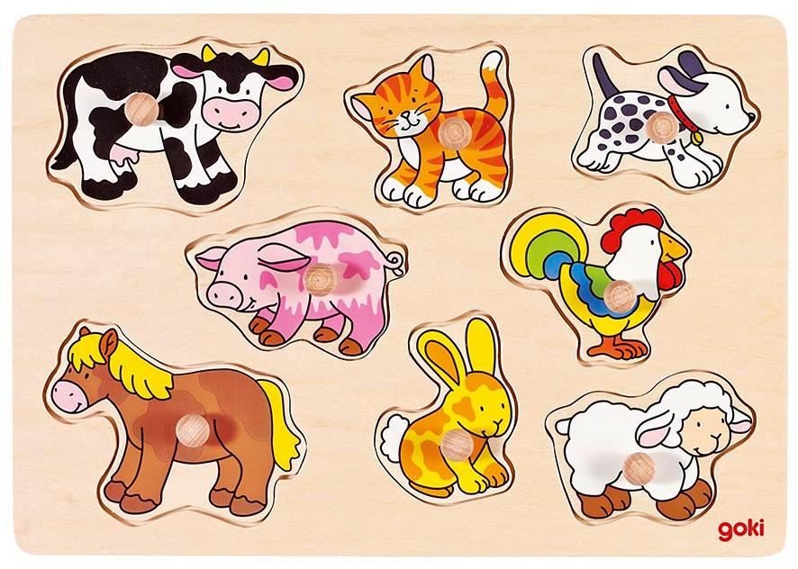 Goki Steckpuzzle Bauernhof VII  57873
