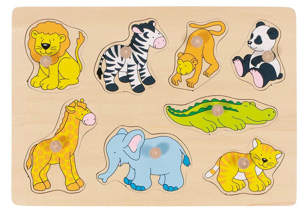 Goki Steckpuzzle Zootiere  57874