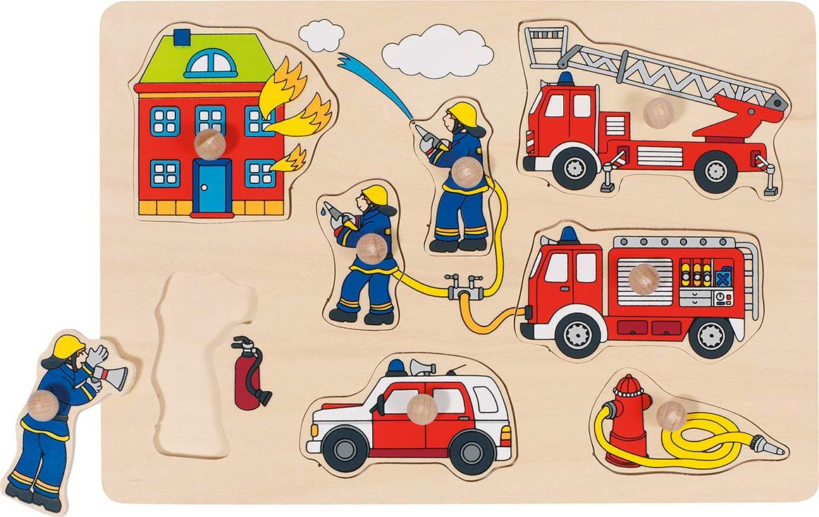 Goki Steckpuzzle Feuerwehr  57907