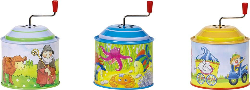 Goki Musikspieldosen mit Melodie 1 Stück, sortiert 60110