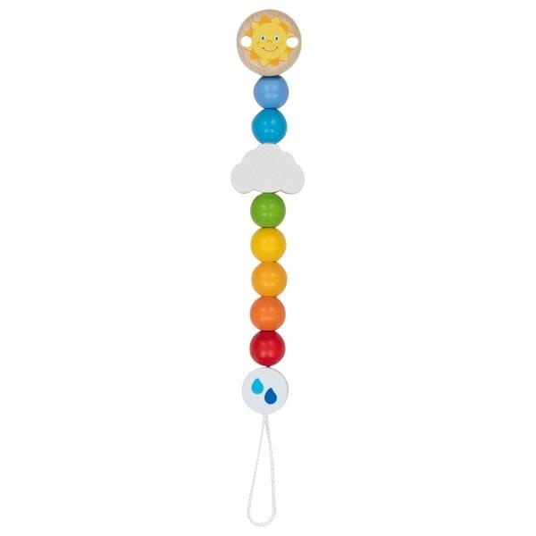 Goki Schnullerkette Regenbogen