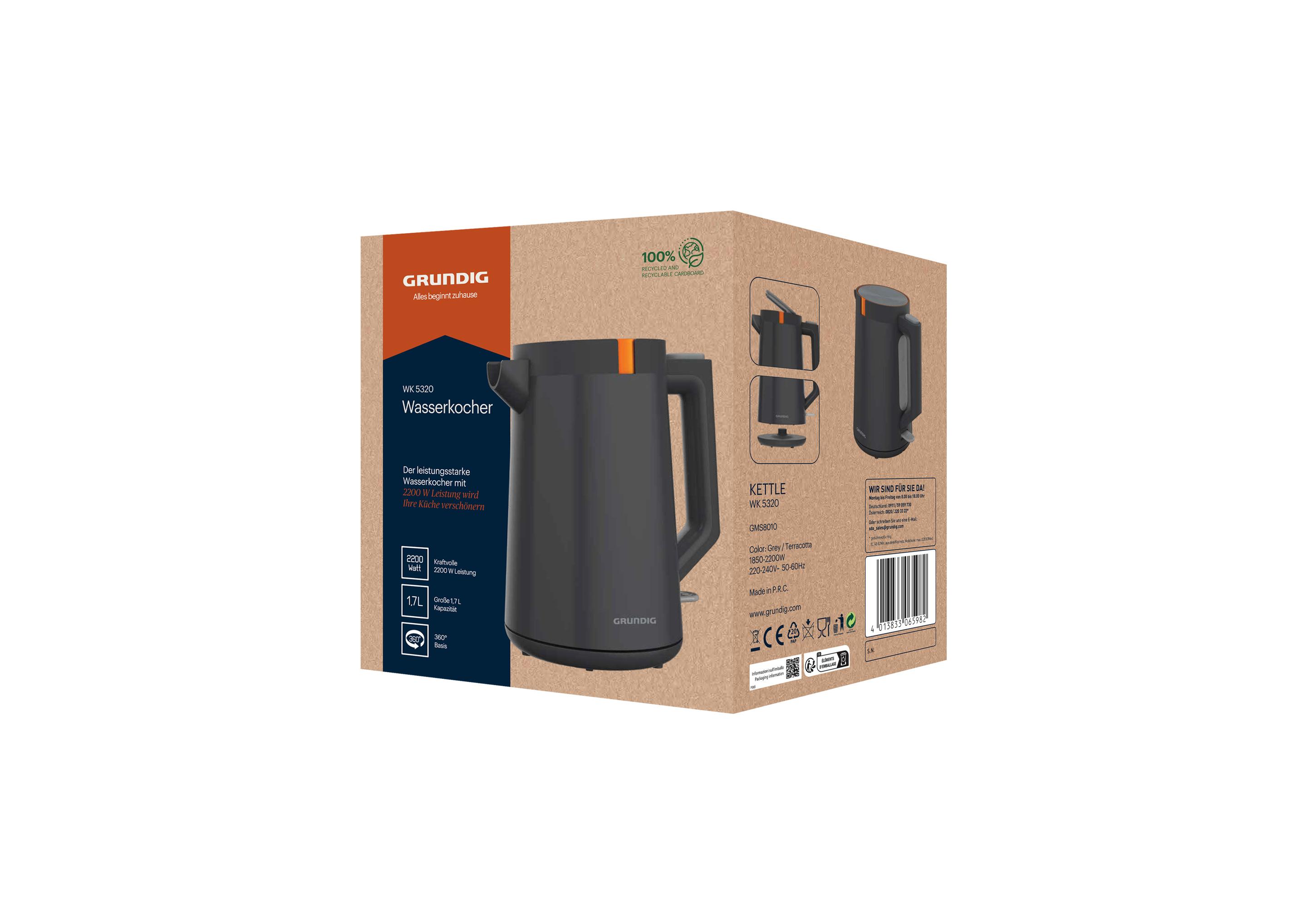 Produktbild GRUNDIG Wasserkocher WK 5320 3 von 3