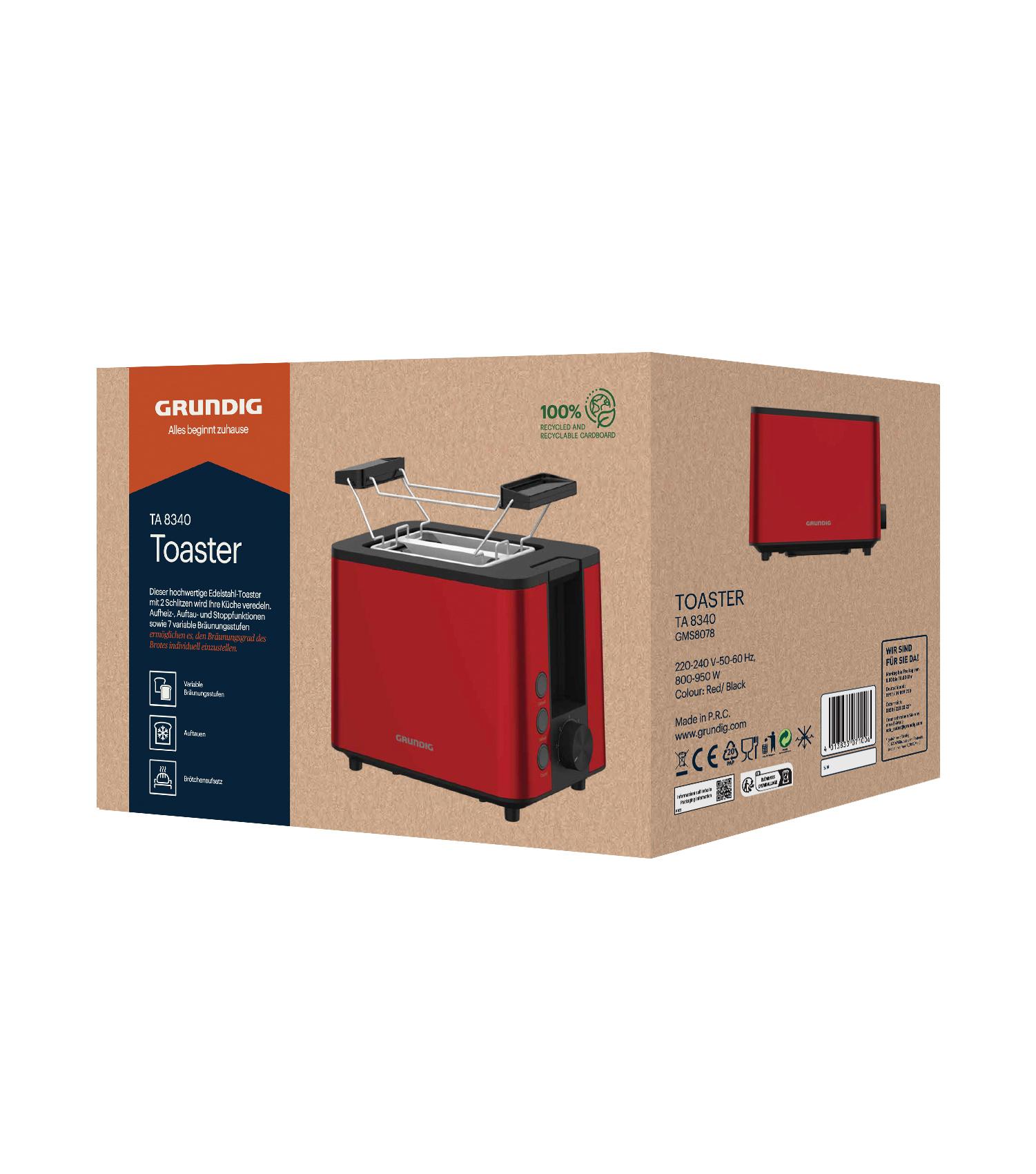 Produktbild GRUNDIG Toaster TA 8340 5 von 6