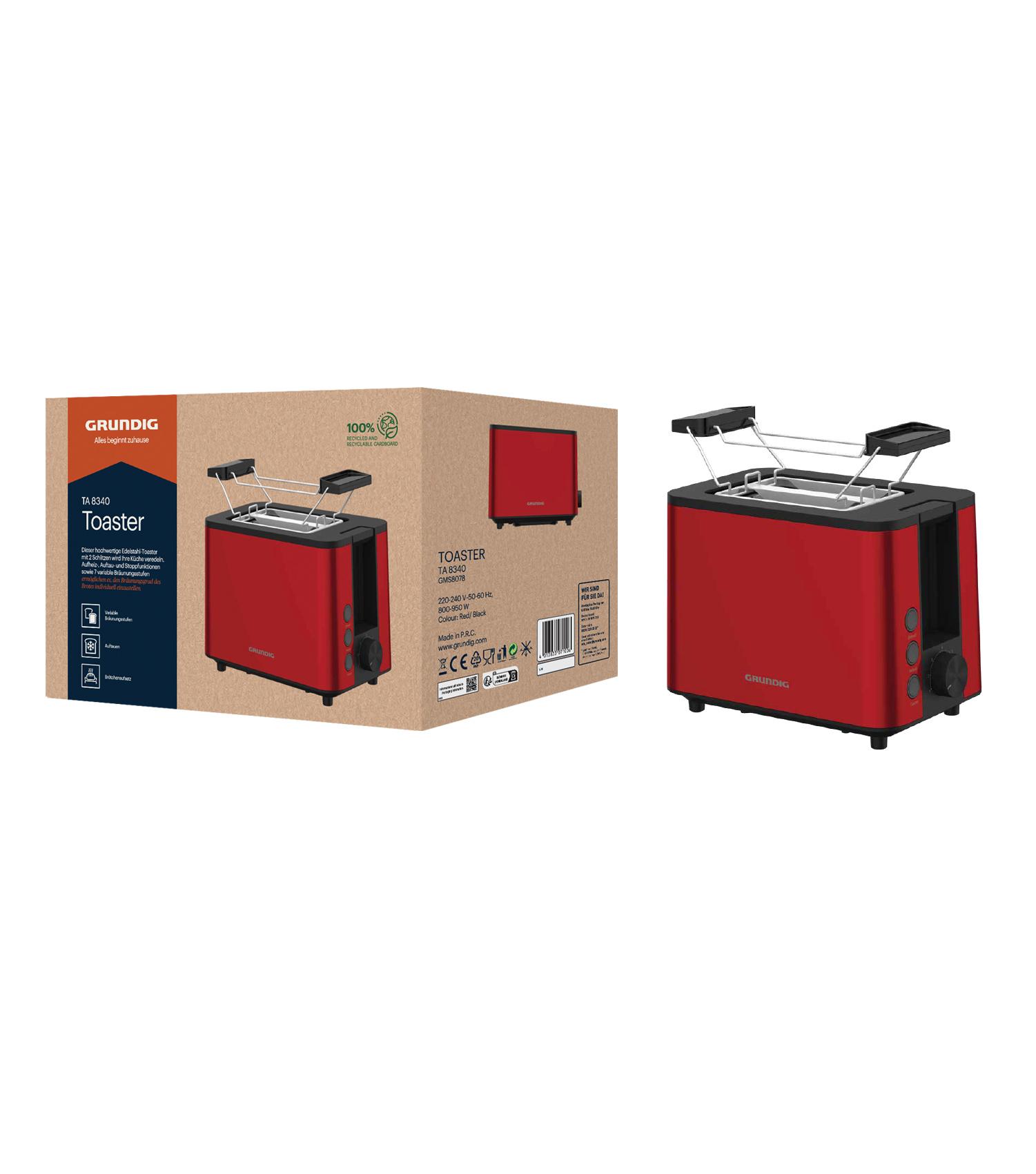 Produktbild GRUNDIG Toaster TA 8340 6 von 6