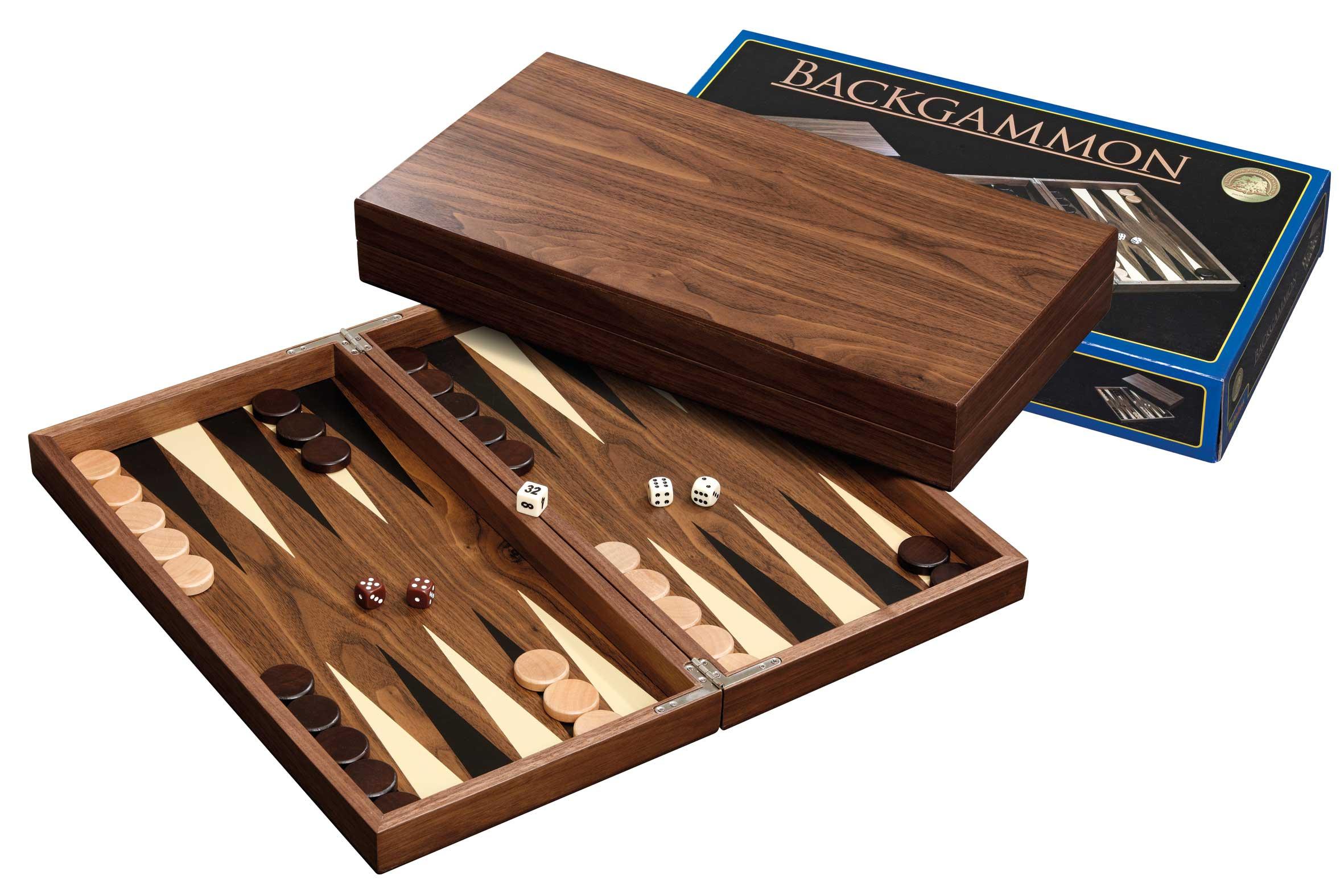 Philos-Spiele Skeloudi, groß, Backgammon 1143