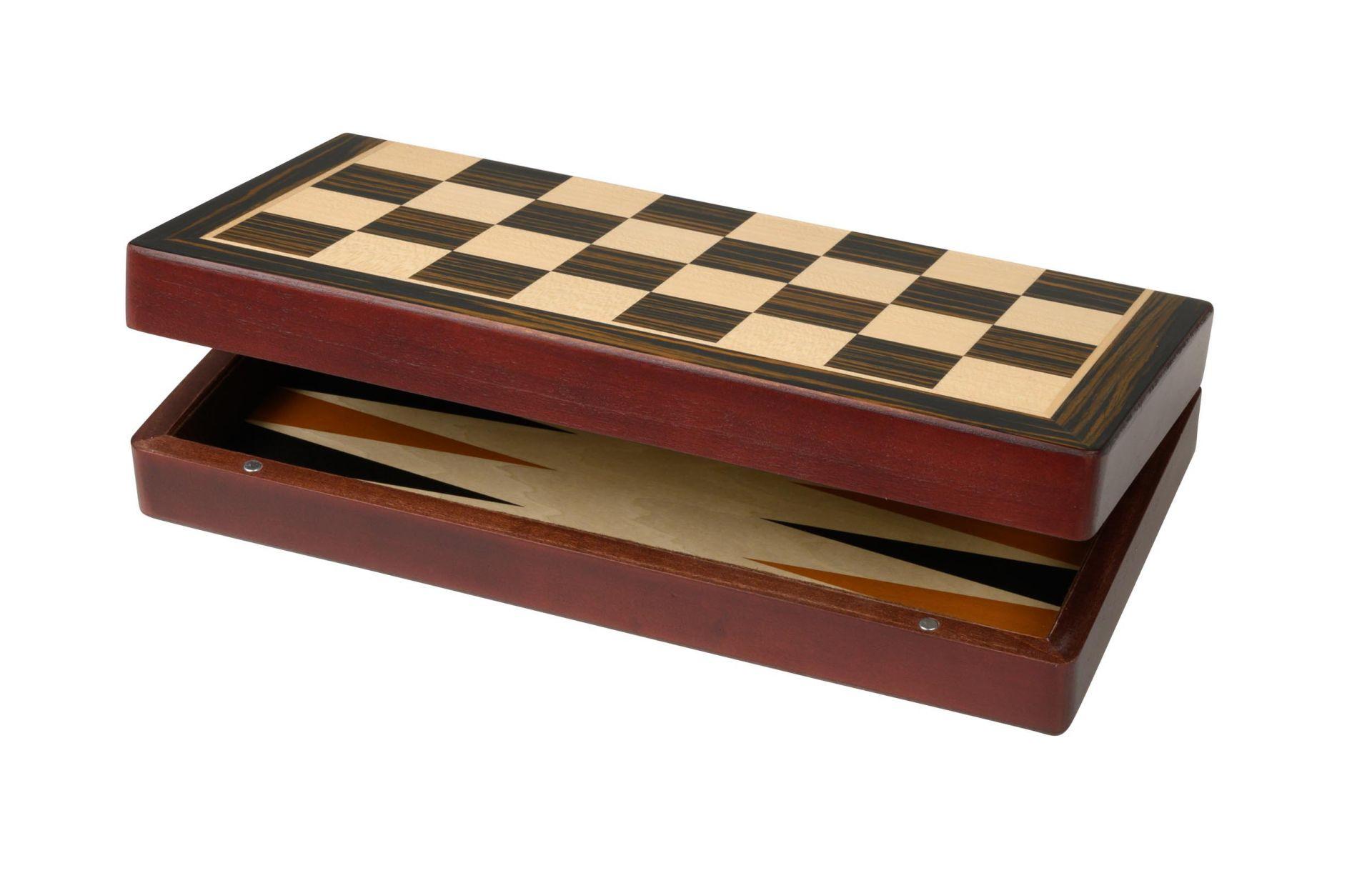 Produktbild Philos-Spiele Schach Backgammon Dame Set, Feld 30 mm, Magnetverschluss 11 von 11