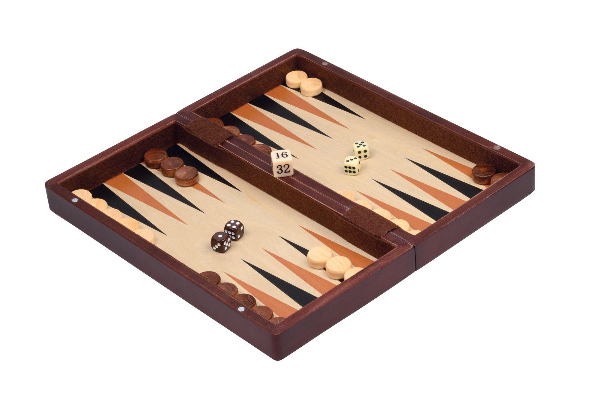 Produktbild Philos-Spiele Schach Backgammon Dame Set, Feld 30 mm, Magnetverschluss 5 von 11
